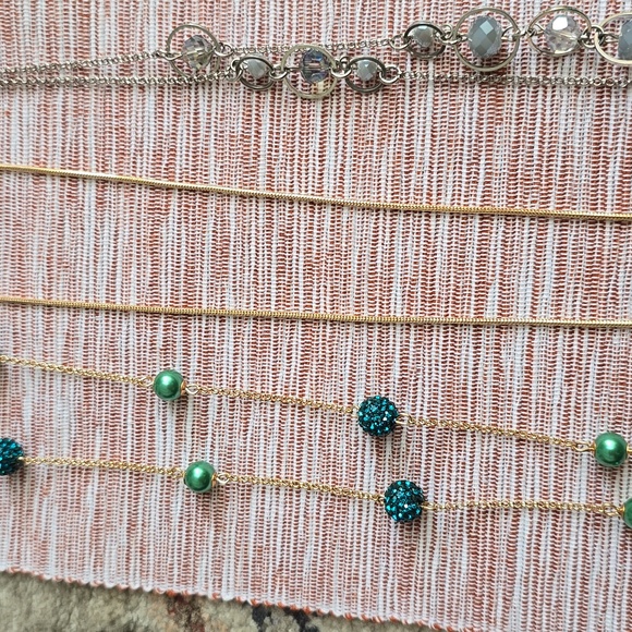 MONET KIM ROGERS & COLOR BRANDS OF WOMEN'S FASHION JEWELRY BUNDLE OF 5 NECKLACES - Picture 6 of 11